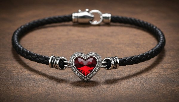 Bracelet coeur : un cadeau symbolique plein d'émotion
